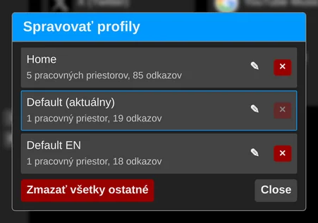 Správca profilov